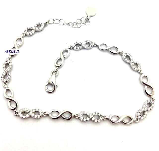 Sonsuzluk gümüş bileklik