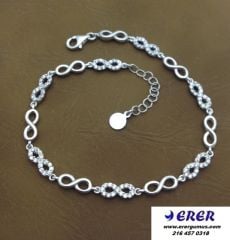 Sonsuzluk gümüş bileklik