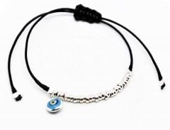 Rose derili gümüş toplu Bileklik