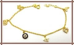 Altın Kaplama şans bileklik