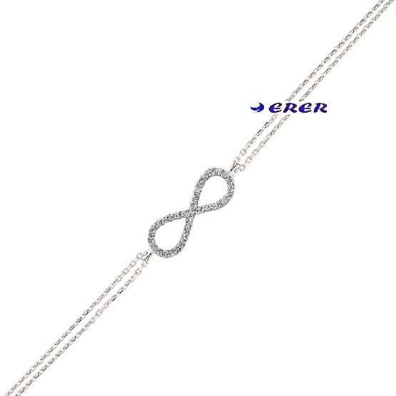 Sonsuzluk gümüş bileklik