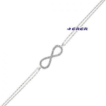 Sonsuzluk gümüş bileklik