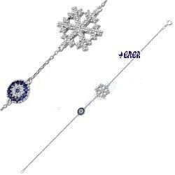 Nazarlı Kar tanesi bilekilk