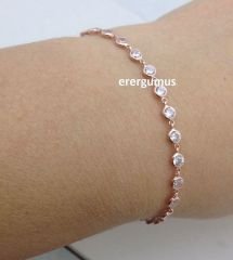 Gümüş Su yolu bileklik