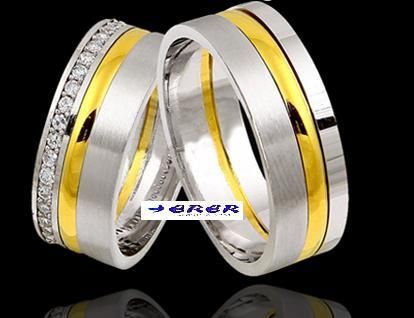 Gümüş Çift Alyans AK102