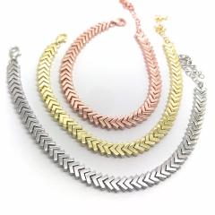 Gümüş taşsız bayan bileklik hr142e363