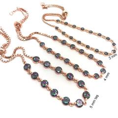 Gümüş mistik taşlı bayan bileklik hr143r5