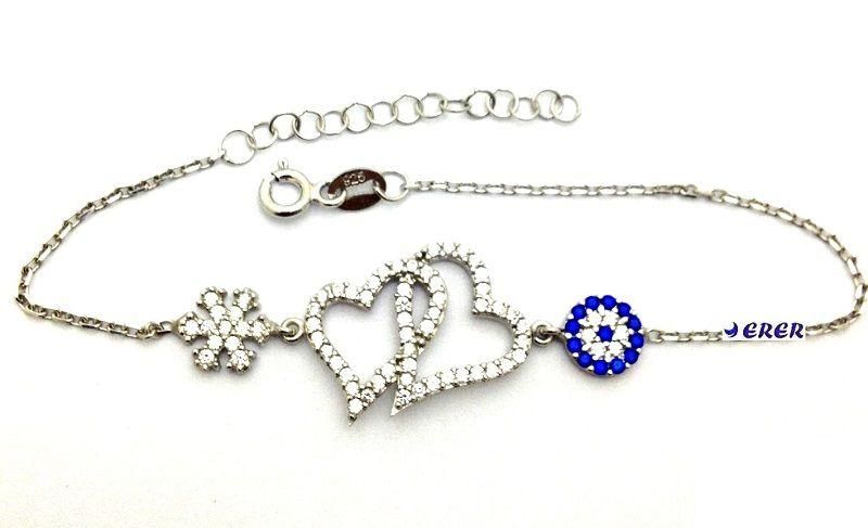 Çift Kalpli bileklik