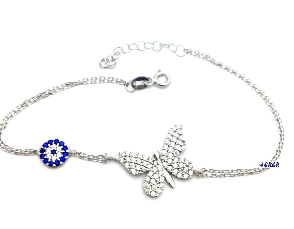 Nazarlı Kelebek bileklik