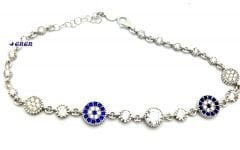 925 ayar şık,zarif tasarımlı nazar bileklik