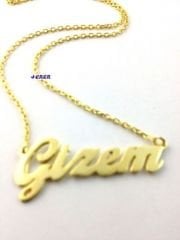 Altın Kaplama isim kolye