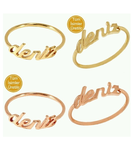 Rose isimli gümüş yüzük