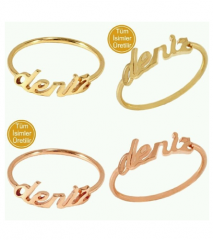 Rose isimli gümüş yüzük