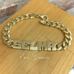 Oynak Harfli Gümüş İsimli Künye