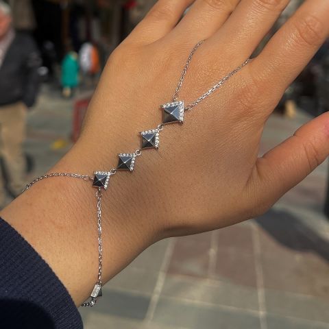 Gümüş şahmeran bileklik cm5656e33f