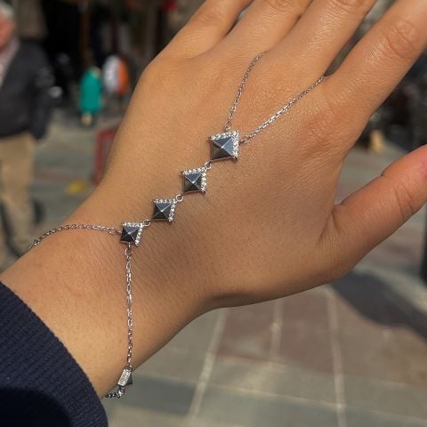 Gümüş şahmeran bileklik cm5656e33f
