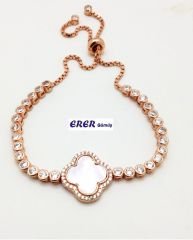Gümüş Van Kilif Rose Bileklik