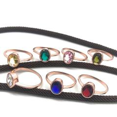 Gümüş renkli taşlı bayan yüzük mb04y2