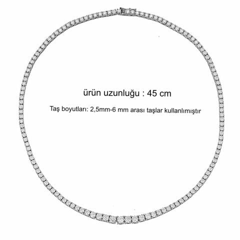 Gümüş döküm süzme su yolu kolye