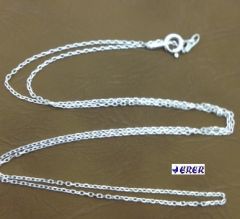Gümüş ince forsa zincir