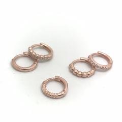 Gümüş 7 mm tragus piercing kıkırdak tek halka küpe