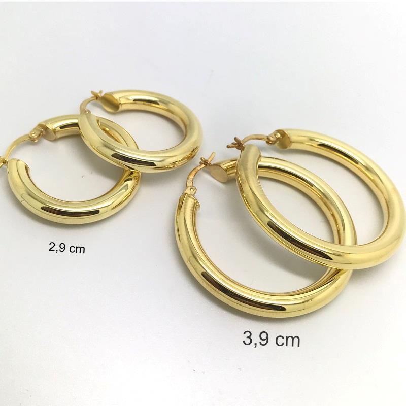 Gümüş bombeli taşsız halka küpe ako78r2