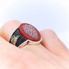 Gümüş rabbi yessir dualı Yüzük 23