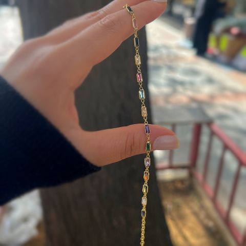Gümüş renkli taşlı sıvama bileklik cme2e1d542e