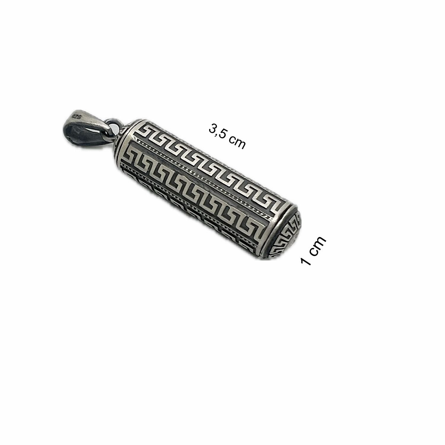 Gümüş silindir model muskalık dua kabı ek25s23a2