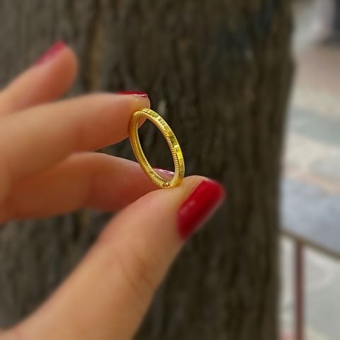 Gümüş ajda model alyans yüzük el262d3