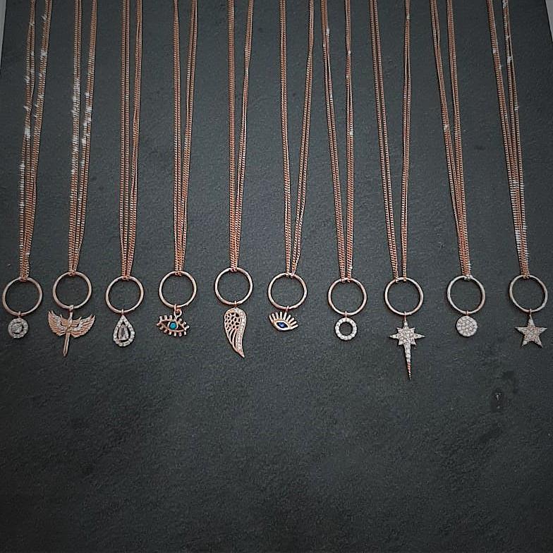 Gümüş çift zincirli gümüş kısa choker kolye sh79yt36