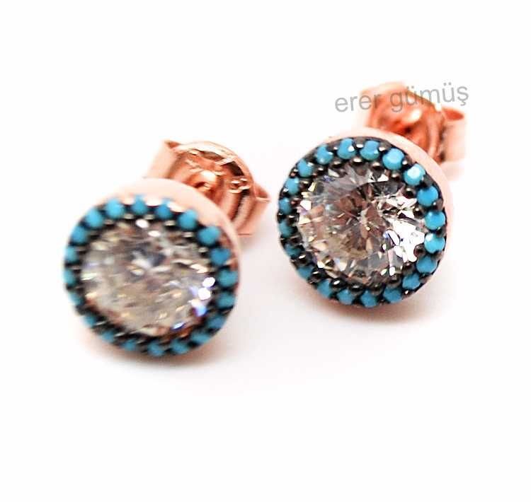 elmas model nano taşlı vidalı küpe