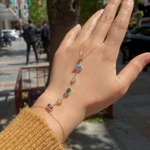 Gümüş şahmeran bileklik cm78e41