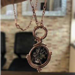 Gümüş antik para kolyes im86e3