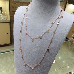 Gümüş pullu 90 cm boyun zinciri nz79t3