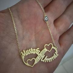 Gümüş 2 isimli sonsuzluk model kolye hs78r2