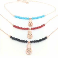 Gümüş ananaslı halhal sh6523