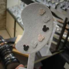 Gümüş mickey mouse küpe dp64z23