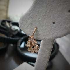 Gümüş taşlı göçmen küpesi nz78c12