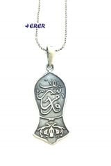 Gümüş Taşsız Nal-ı Şerif Kolye