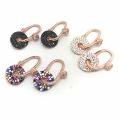 Gümüş taşlı göçmen küpesi nz46cv2