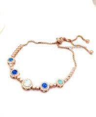 Gümüş opal Taşlı bileklik Nz300