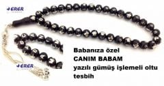 Canım babam yazılı oltu tesbih