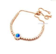 Gümüş opal Taşlı bileklik Nz303