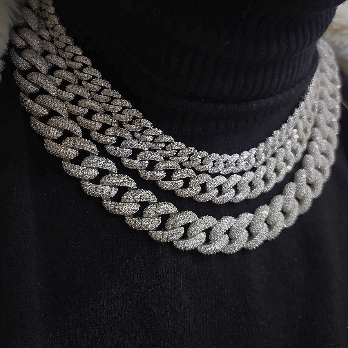 Gümüş taşlı gurmet bay bayan zincir kolye el13652r6 0,8 cm