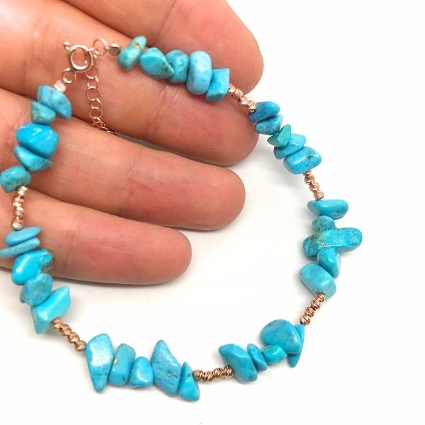 Gümüş mavi taşlı halhal sh64e64