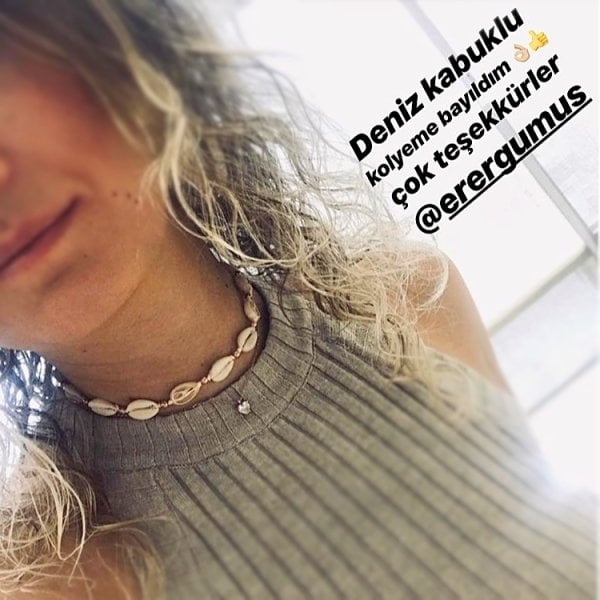 Gümüş Deniz kabuğu model choker kolye sh65438