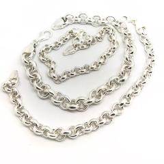 Gümüş bayan zincir bileklik om4r35 model 1