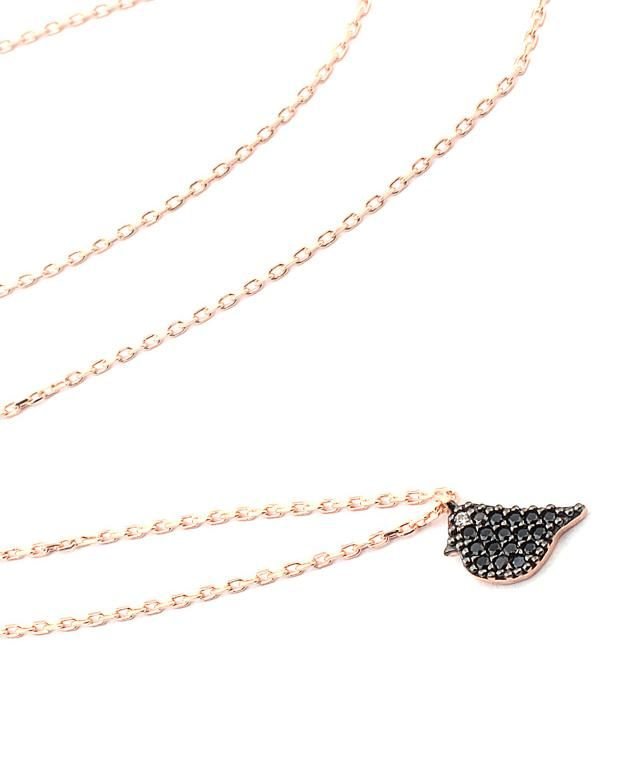 Mini Gümüş kuş kolye SH210