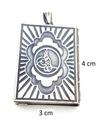 Gümüş dikdörtgen Muskalık Kabı